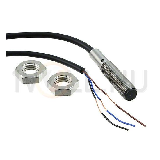 Induktív közelítésérzékelő síkbaálló 2mm-hatótáv menetes henger fém NPN záró 10-30V DC OMRON - 674454