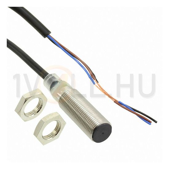 Induktív közelítésérzékelő síkbaálló 4mm-hatótáv menetes henger fém PNP nyitó 10-30V DC OMRON - 674573