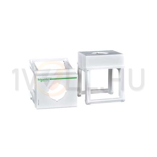 Installációs adapter 3TE maszkos beépítéshez kalapsínre nyomógomb szerelőlap Acti9 A Schneider - A9A15151