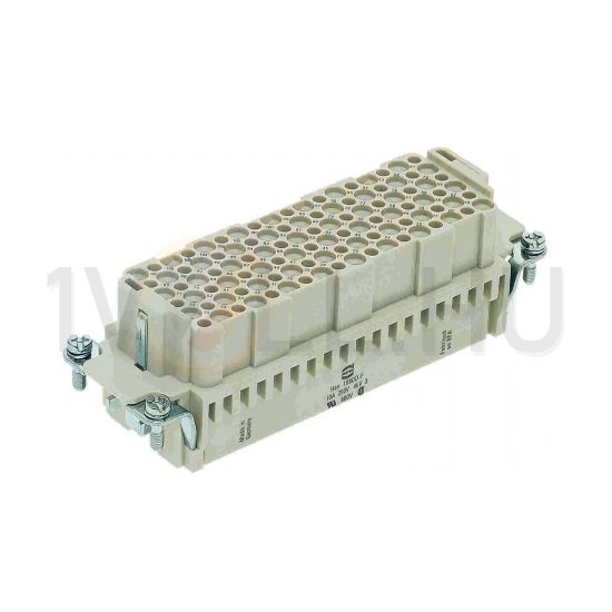 Ipari csatlakozó betét anya 108P 10A 250V krimpelt hüvely Han 108 DD-BU-C HARTING - 09161083101