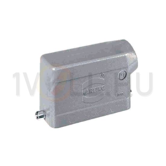 Ipari csatlakozó ház dugó alumínium-ház IP65 Han 16B Hood side entry M25 HARTING - 19300161541