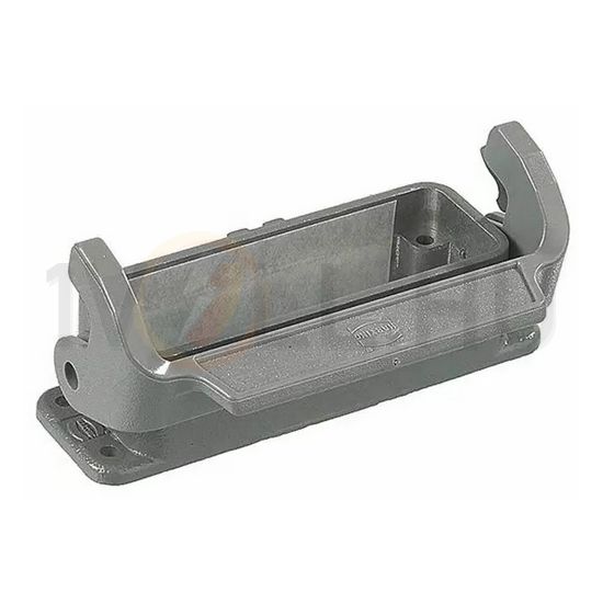 Ipari csatlakozó ház kivágásra ráépíthető négyszögletes alumínium IP65 Han 16A-agg-LB HARTING - 09200160301