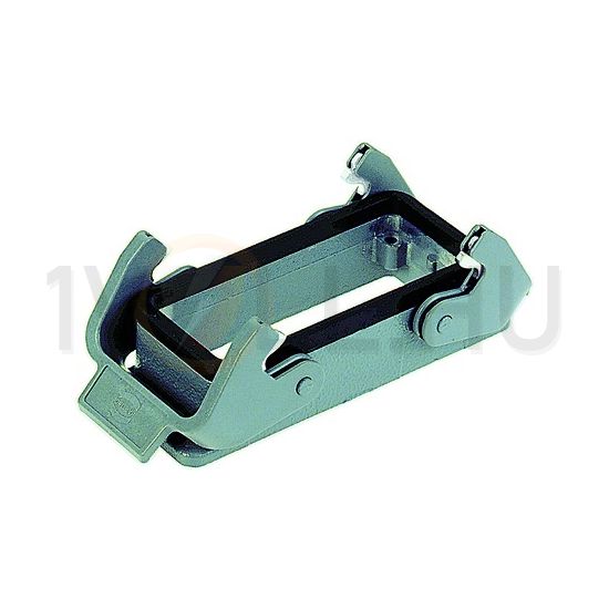 Ipari csatlakozó ház kivágásra ráépíthető négyszögletes alumínium IP65 Han 16B-agg-QB HARTING - 09300160301