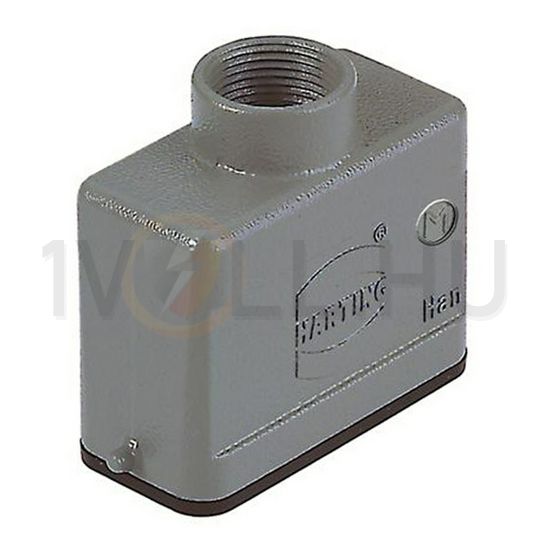 Ipari csatlakozó ház lengő dugó négyszögletes alumínium IP65 Han 10A-gg-M20 HARTING - 19200101440