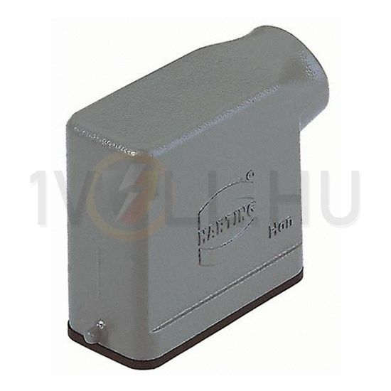 Ipari csatlakozó ház lengő dugó négyszögletes alumínium IP65 Han 10A-gs-16 HARTING - 09200101541