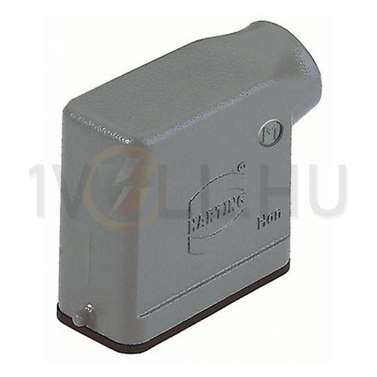 Ipari csatlakozó ház lengő dugó négyszögletes alumínium IP65 Han 10A-gs-M20 HARTING - 19200101540
