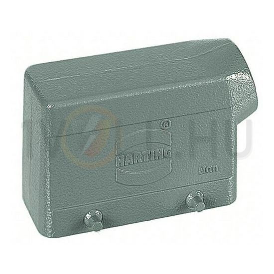 Ipari csatlakozó ház lengő dugó négyszögletes alumínium IP65 Han 10B-gs-16 HARTING - 09300101521