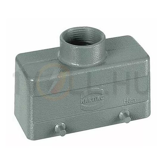 Ipari csatlakozó ház lengő dugó négyszögletes alumínium IP65 Han 16B-gg-21 HARTING - 09300161420