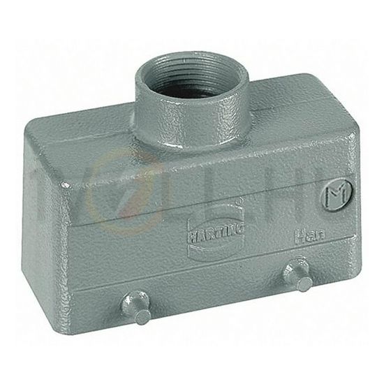 Ipari csatlakozó ház lengő dugó négyszögletes alumínium IP65 Han 16B-gg-M25 HARTING - 19300161421