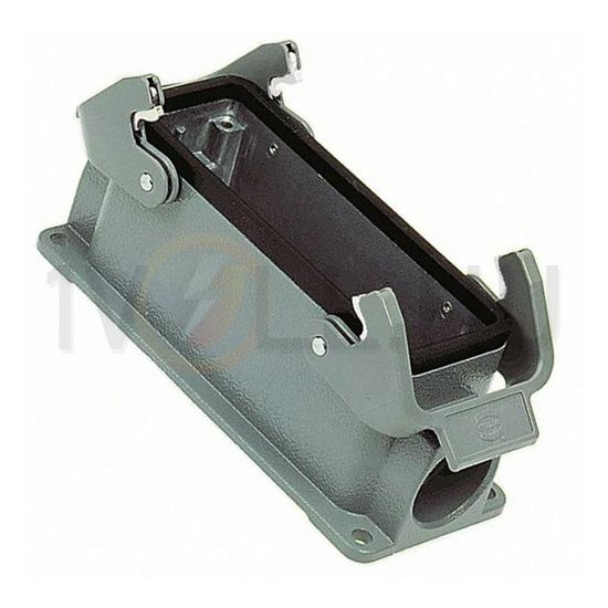 Ipari csatlakozó ház zárt ajlzat négyszögletes alumínium IP65 Han 24B-asg1-QB-21 HARTING - 09300241230