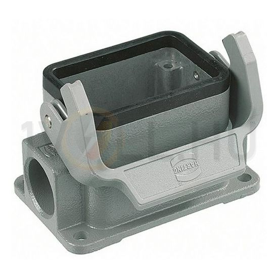 Ipari csatlakozó ház zárt ajlzat négyszögletes alumínium IP65 Han 6B-asg2-LB-16 HARTING - 09300061291