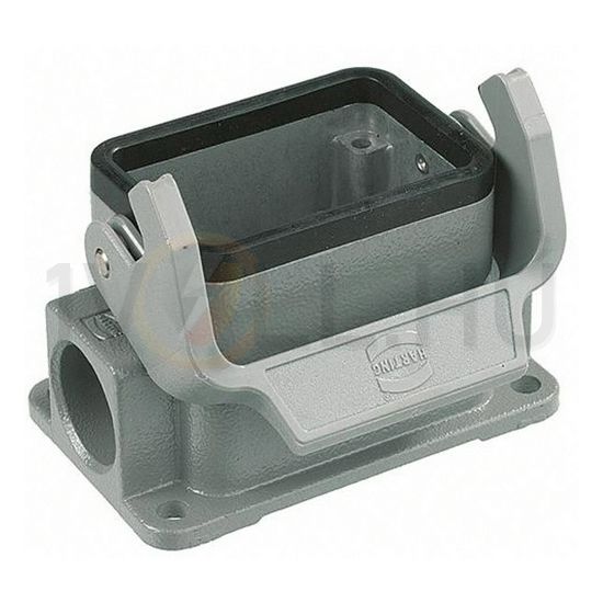 Ipari csatlakozó ház zárt ajlzat négyszögletes alumínium IP65 Han 6B-asg2-LB-M20 HARTING - 19300061290