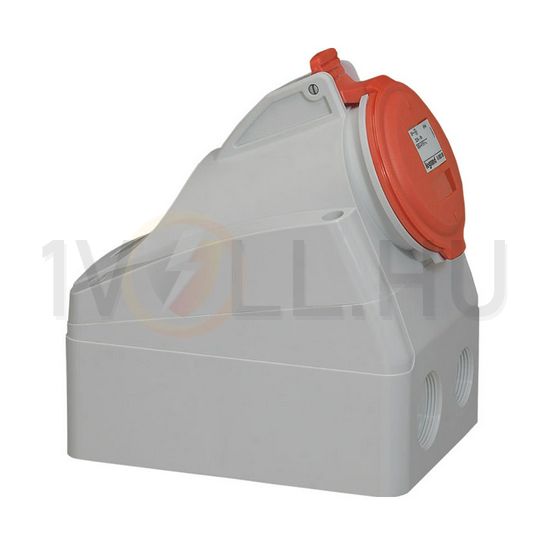 Ipari dugalj falra szerelhető 3P+N+E 16A 400V(50+60Hz) piros P17 Tempra PRO Dafr-163k06m LEGRAND - 555159