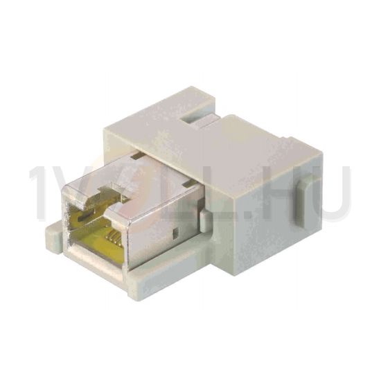 Ipari fali átvezető adapter modul 8P 1A 50V hüvely Han 1MOD RJ45 HARTING - 09140014721