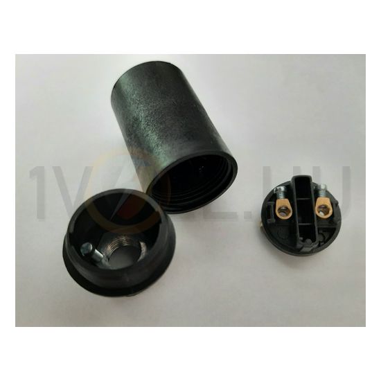 Izzólámpa foglalat 2A 250V Edison-menetes műanyag csavaros M10x1 F14-301m LEGRAND - 061300