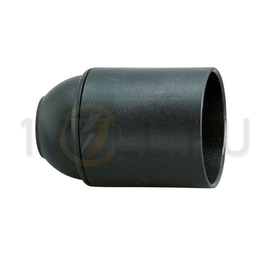 Izzólámpa foglalat pattintós lengő E27 dugaszolható műanyag fekete Kopp - 210515000