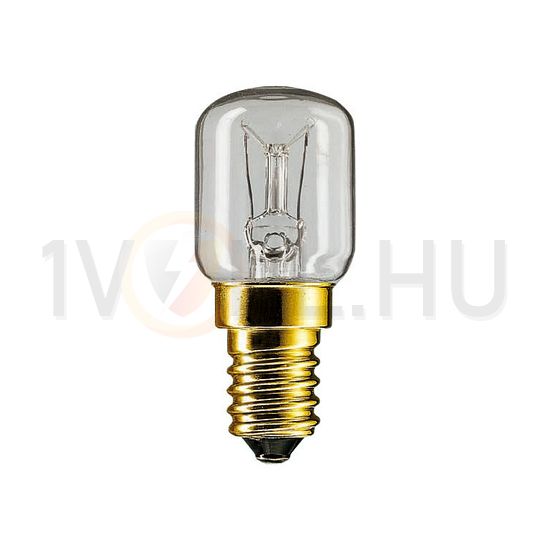 Izzólámpa hőálló-sütőbe víztiszta 25W 230V E14 172lm 1000h E14 230-240V T25 CL OV 1CT Philips - 924198244441