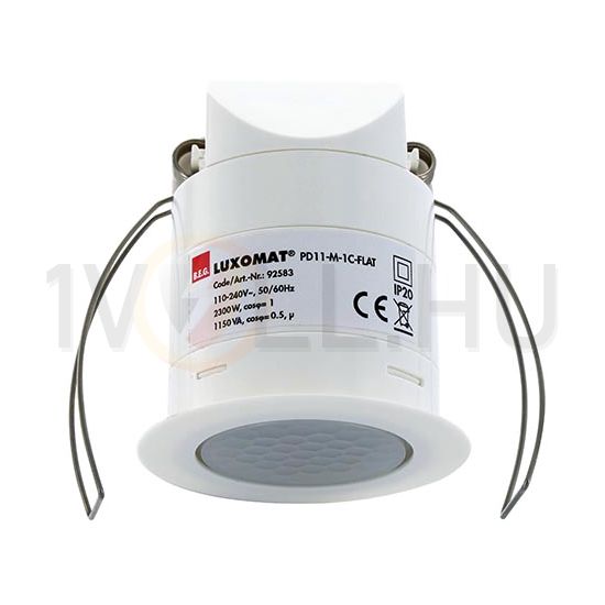 Jelenlétérzékelő master álmennyezetbe 360° PIR 9m-érzékelésátmérő 2300W PD11-M-1C-FLAT-FC B.E.G. - 92583