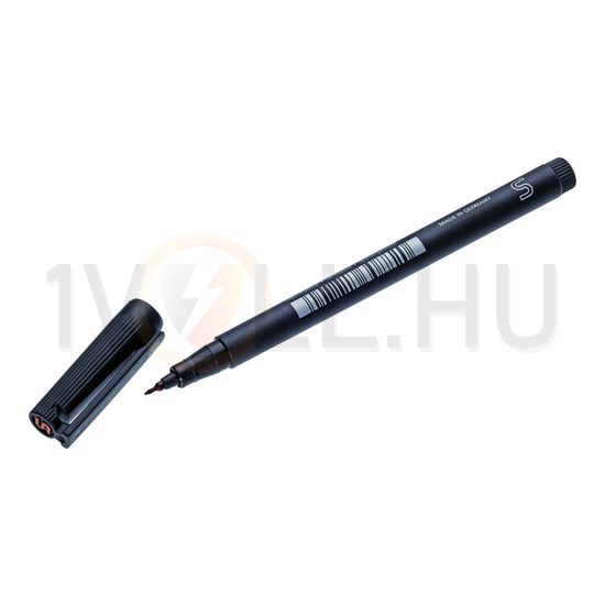 Jelölő 0,4mm filctoll fekete vízálló BS-1 CONTA-CLIP - 2034.0