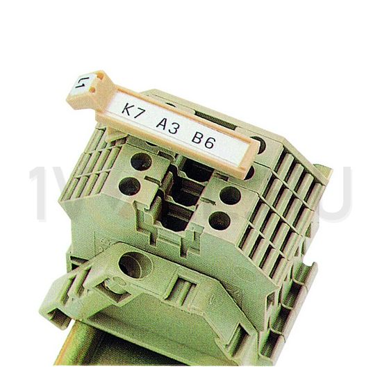 Jelölőtartó sorkapocshoz műanyag 8.5mmx SchT 7 CONTA-CLIP - 2504.0