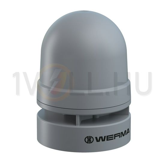 Jelzőkürt 24V AC/DC 0.4A 95dB szürke-ház műanyag IP66 WERMA - 16070075