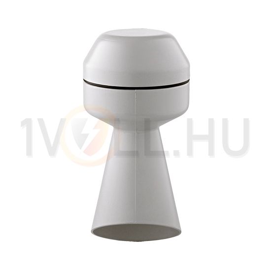 Jelzőkürt 96dB folyamatos hang 0.14A/ 24V DC szürke-ház műanyag IP43 HUPE 631 12-24V DC GROTHE - 31053