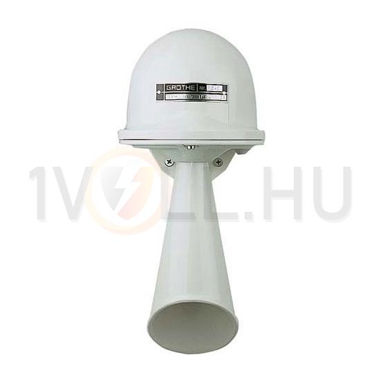 Jelzőkürt bézs 100dB folyamatos hang 0.15A/ 230V AC műanyag IP54 HUPE 640 230 V AC GROTHE - 32017