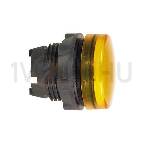 Jelzőlámpa fej d22 LED-hez kerek narancs magas 1-lámpa fekete IP66 Harmony XB5 Schneider - ZB5AV053