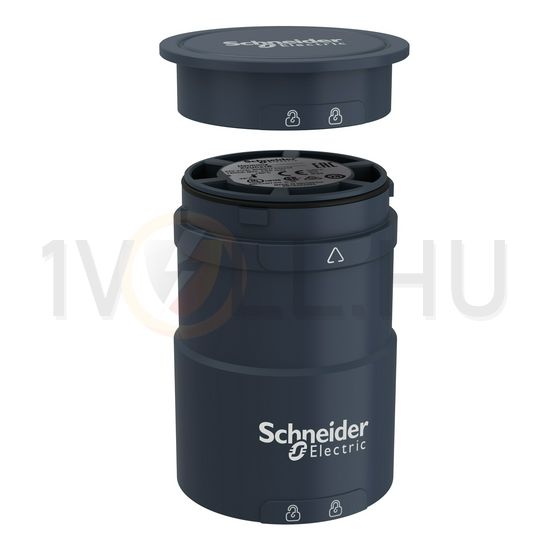 Jelzőoszlop alapmodul fedéllel csőtengelyes beépítés álló fekete Harmony XVUC Schneider - XVUC21B