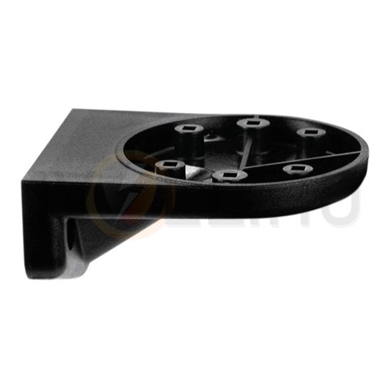 Jelzőoszlop fali tartó fali szerelés fekete WERMA - 97582605