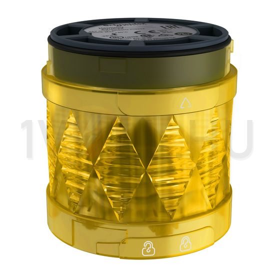 Jelzőoszlop-világítómodul folyamatos sárga 24V/AC50Hz 24V/DC LED IP65 Harmony XVU-C Schneider - XVUC28