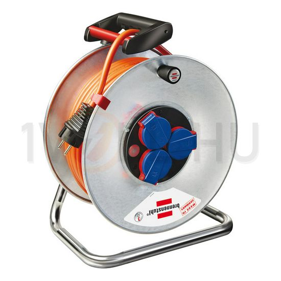 Kábeldob AT-N07V3V3-F acéllemez 25m 2.5mm2/ 3x 3x2P+E/230V IP44 Garant SK LECTRA - 1198348