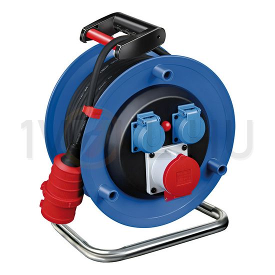 Kábeldob 5-pólusú CEE/5P-dugó gumi 25m H07RN-F 2.5mm2/ 5x 1-CEE IP44 Garant ST CEE 1 LECTRA - 1182728525