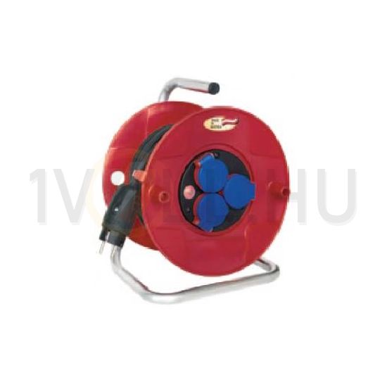 Kábeldob műanyag 50m H05RR-F 1.5mm2/ 3x 3x2P+F/230V IP44 BAT LECTRA - 1189508