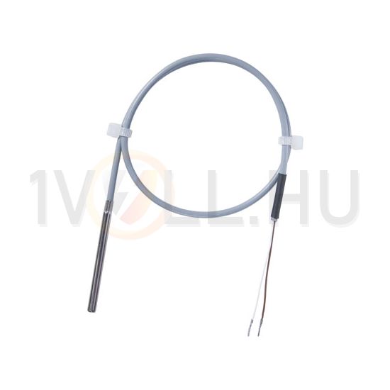 Hőérzékelő kábelre d4/100mm passzív 1m-kábel -35-100°C IP65 TF14 PT1000 Thermokon - 69274