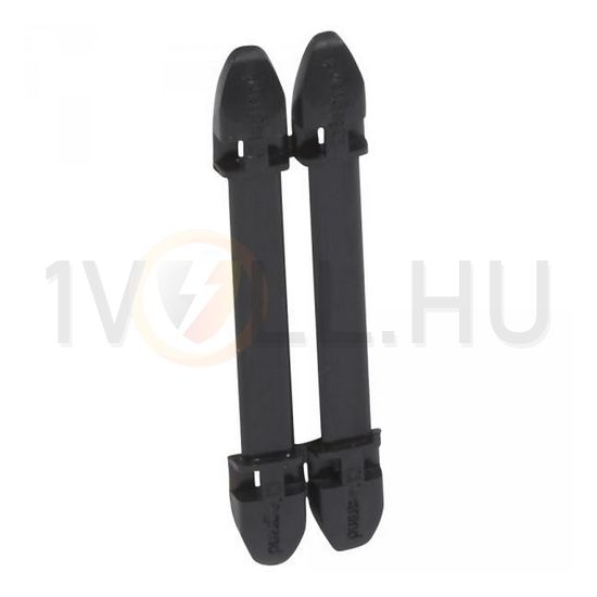 Kábeljelölő-tartó 7 karakteres műanyag fekete Duplix LEGRAND - 038450