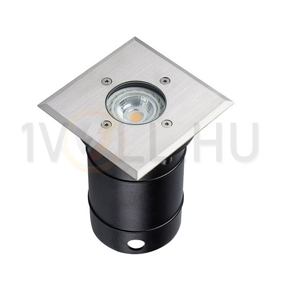 LED taposólámpa nemesacél kültéri PAR16LED/GU10-hez négyzetes 1x 10W 220-240V BERG DL-10L KANLUX - 07173