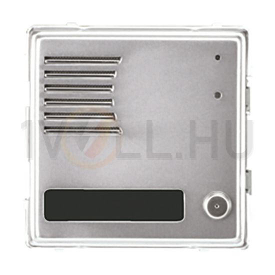 Kaputábla audió modul 1-gomb beszédráccsal IP42 süllyesztett téglalap alumínium Sinthesi S2 URMET - 1148/21