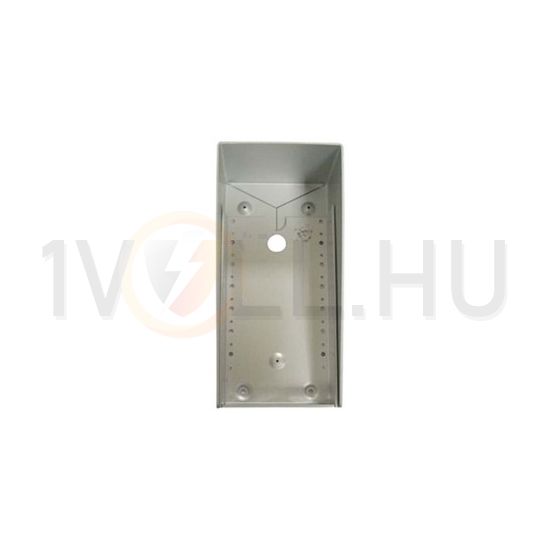Kaputábla esővédő keret 1-soros táblához 1-8 gomb 1-egység falonkívüli alumínium szürke 925 URMET - 725/711