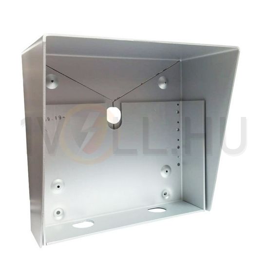 Kaputábla esővédő keret 2-soros táblához 4-10 gomb 2-egység falonkívüli alumínium 925 URMET - 725/721