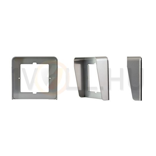 Kaputábla esővédő keret sülllyesztett 1-egység falonkívüli alumínium szürke Sinthesi Steel URMET - 1158/611