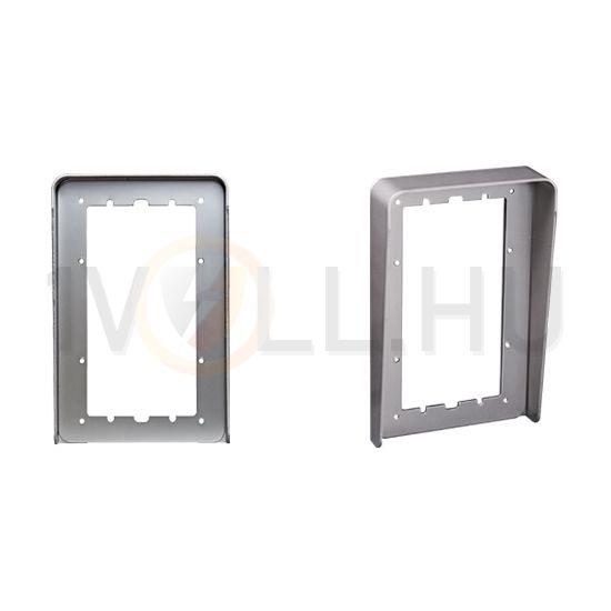 Kaputábla esővédő keret sülllyesztett 2-egység falonkívüli acél szürke Sinthesi Steel URMET - 1158/612