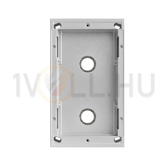 Kaputábla falonkívüli doboz 2-egység falonkívüli alumínium szürke Alpha URMET - 1168/312