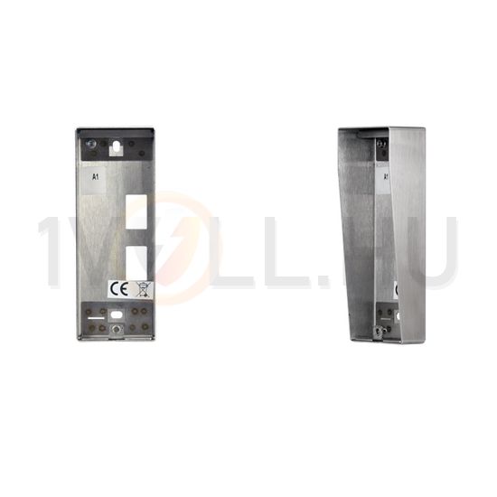 Kaputábla falonkívüli ház esővédővel 1-soros táblához 1-egység falonkívüli nemesacél Matibus MIWI - 5025/OPD1