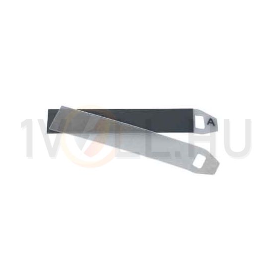 Kaputábla feliratozó címke csomag 10-egység műanyag antracit Sinthesi URMET - 1145/100