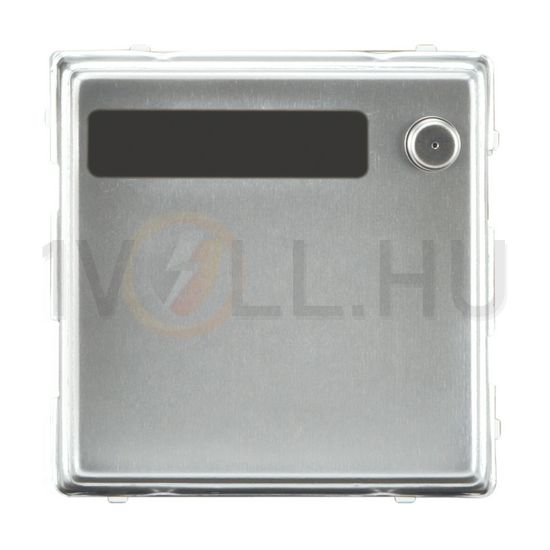 Kaputábla hívómodul 1-gomb IP42 süllyesztett téglalap alumínium nemesacél Sinthesi S2 URMET - 1148/11