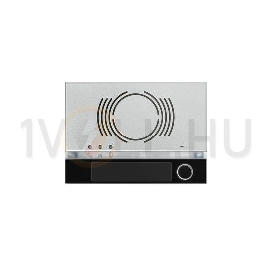 Kaputábla modul előlap 1-gombos 1083/38-hoz 1-es falonkívüli acél szürke Alpha URMET - 1168/131