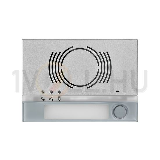 Kaputábla modul előlap audió 1-gombos 1083/38-hoz falonkívüli műanyag szürke Alpha URMET - 1168/131G