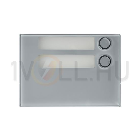 Kaputábla modul előlap audió 2-gombos falonkívüli műanyag szürke Alpha URMET - 1168/12G