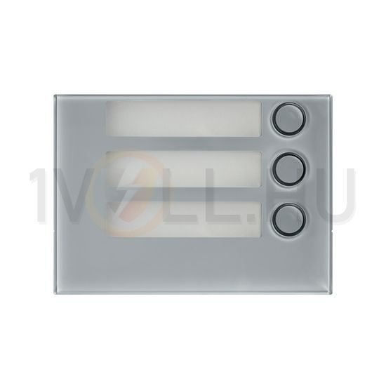 Kaputábla modul előlap audió 3-gombos falonkívüli műanyag szürke Alpha URMET - 1168/13G